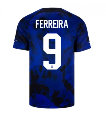 Forenede Stater Jesus Ferreira #9 Udebanetrøje VM 2022 Kort ærmer